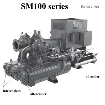 Hava Kompressoru Sm6100 üçün Hanwha Samsung Hava Soyuducu Intercooler